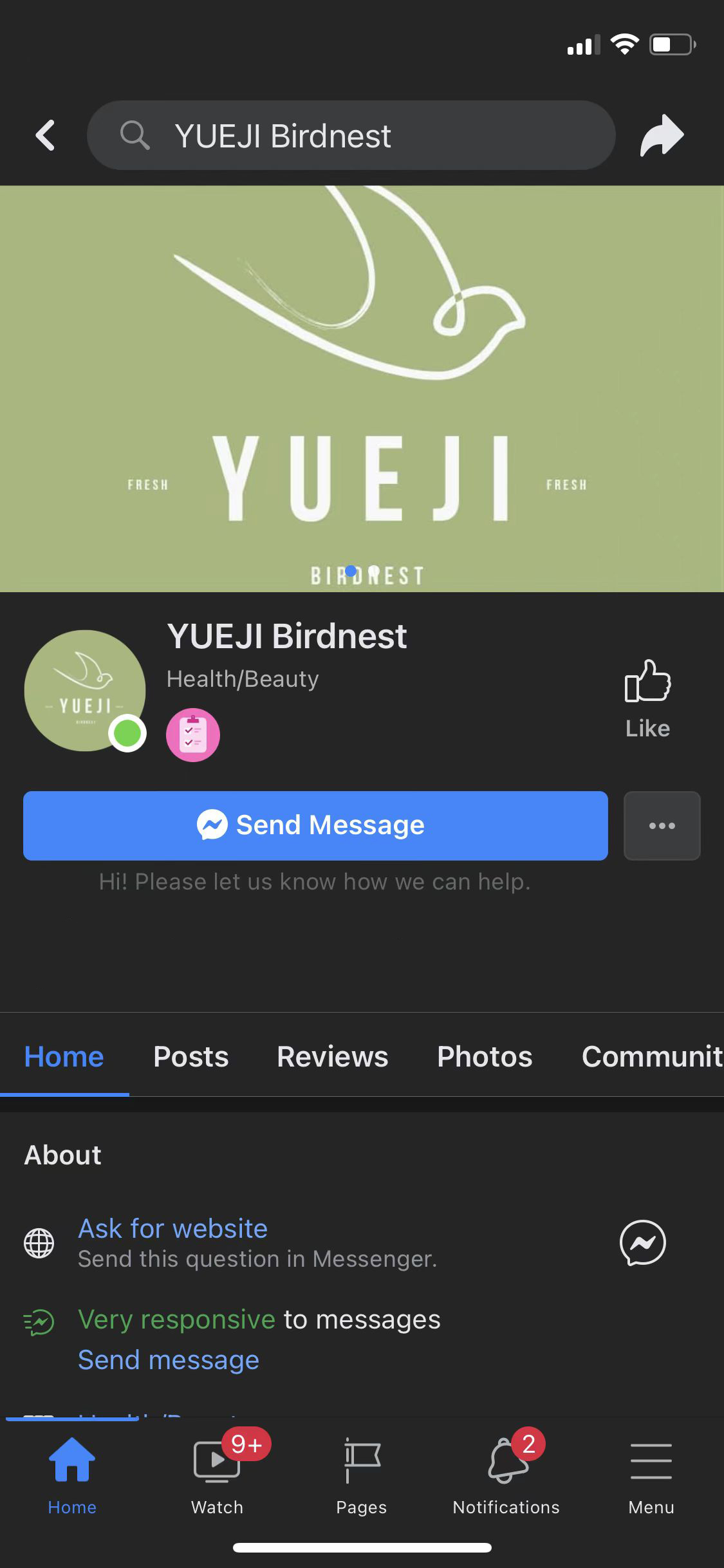 Yueji Birdnest, 悦肌燕窝 Facebook